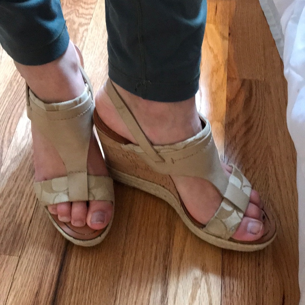 Coach wedges